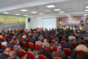 جانب من المؤتمر الجهوي الذي ترأسه الأزمي وأطر بنكيران